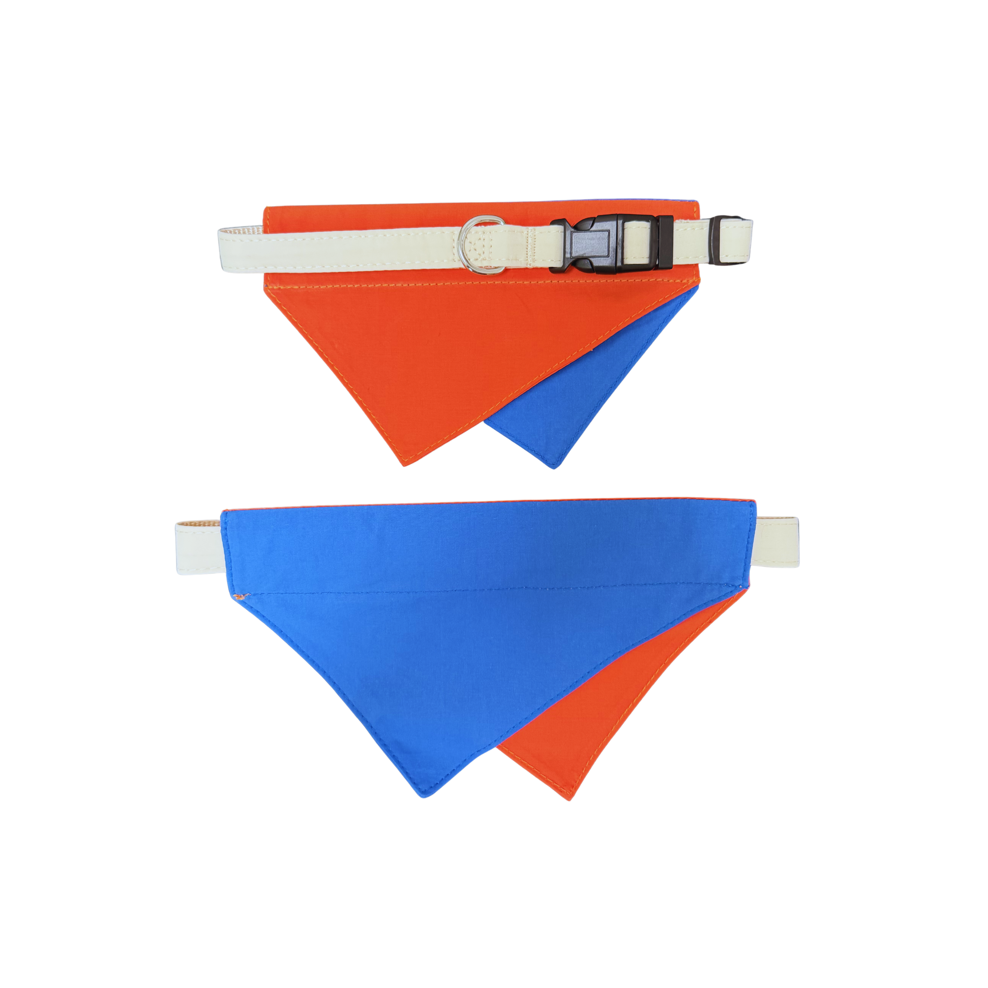 Blue & Orange Reversible Bandana