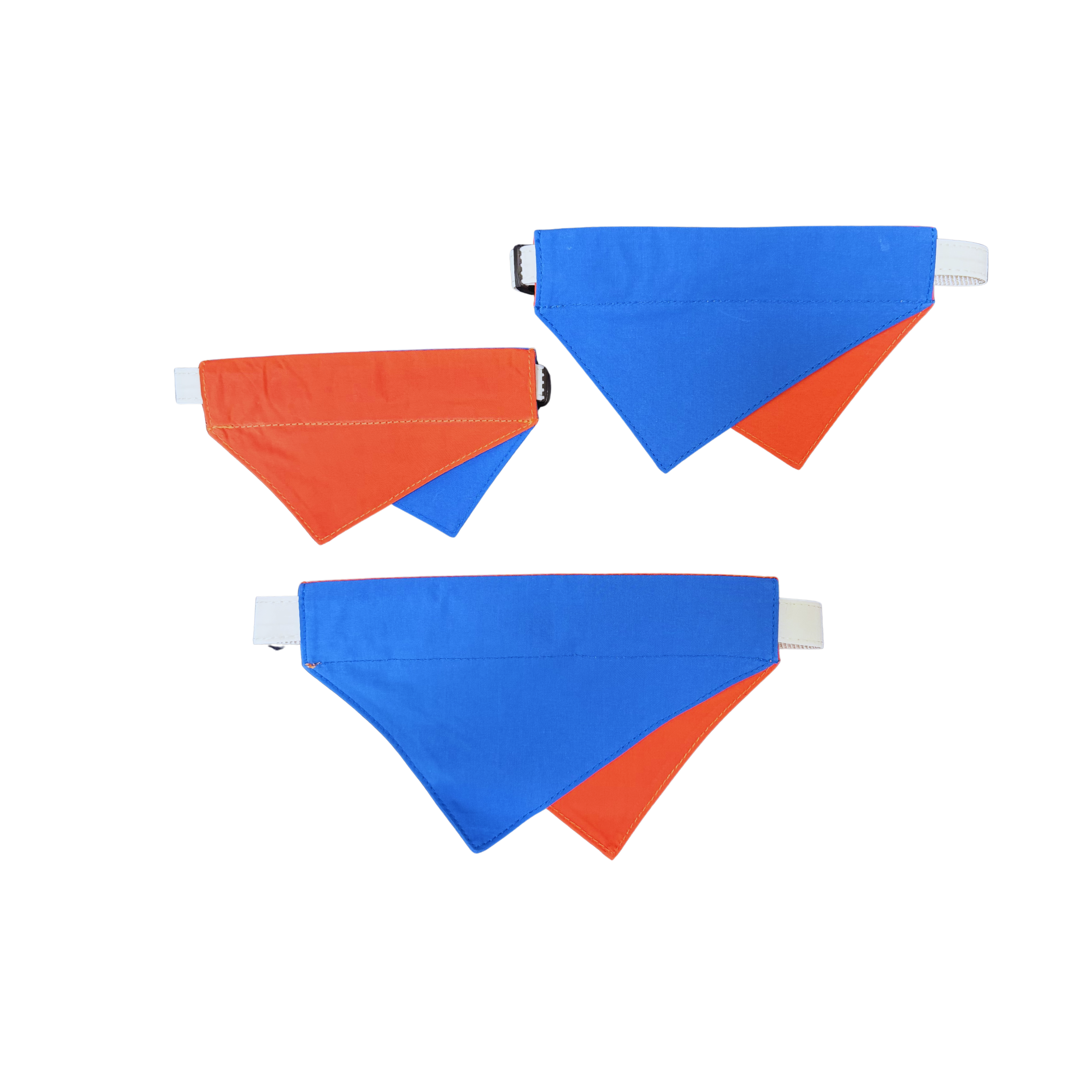 Blue & Orange Reversible Bandana