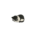 Black & White Cat 5.5*3.5cm