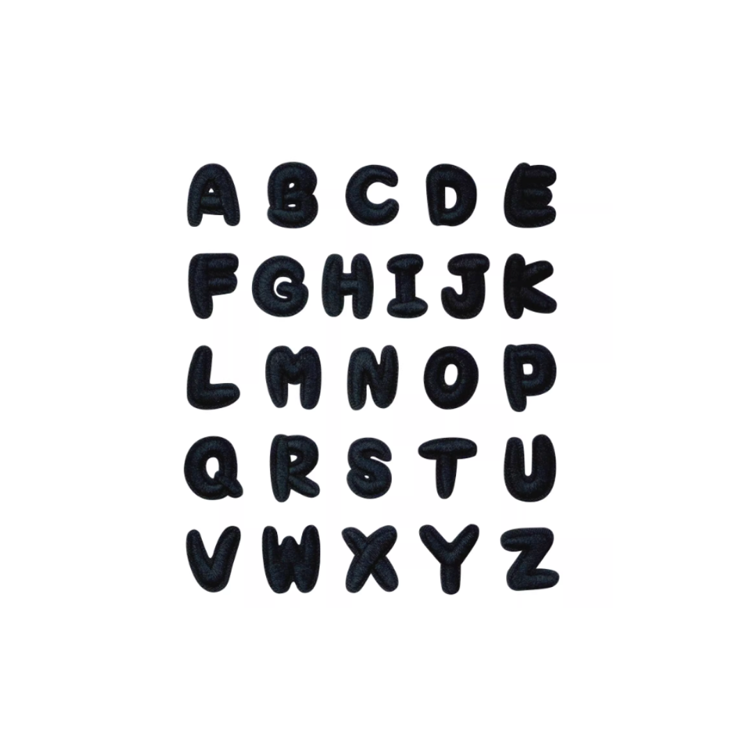 Black Alphabets (M)