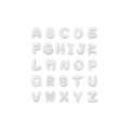 White Alphabets (M)