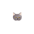 Grey Cat 4*4cm