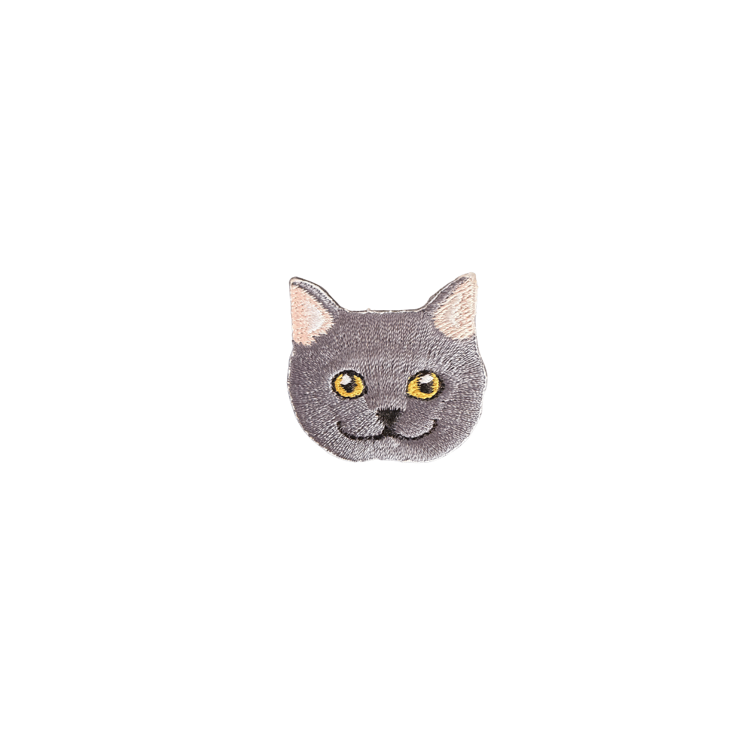 Grey Cat 4*4cm