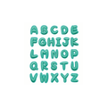 Green Alphabets (1 piece) 1.5*1.5cm~