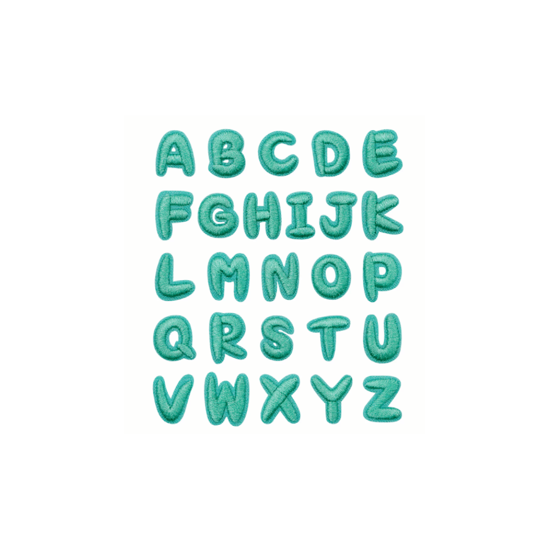 Green Alphabets (1 piece) 1.5*1.5cm~