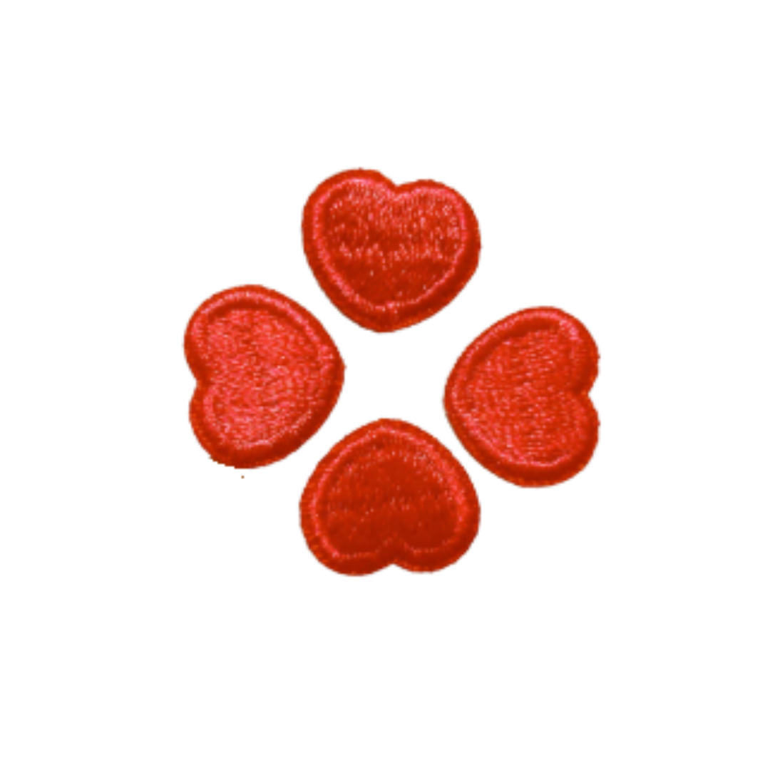 Mini red hearts
