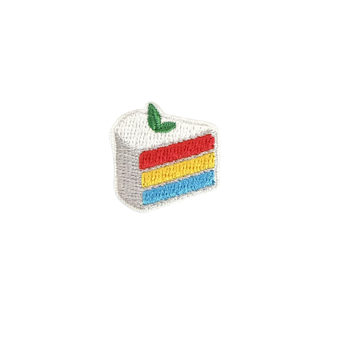 Rainbow Cake Slice