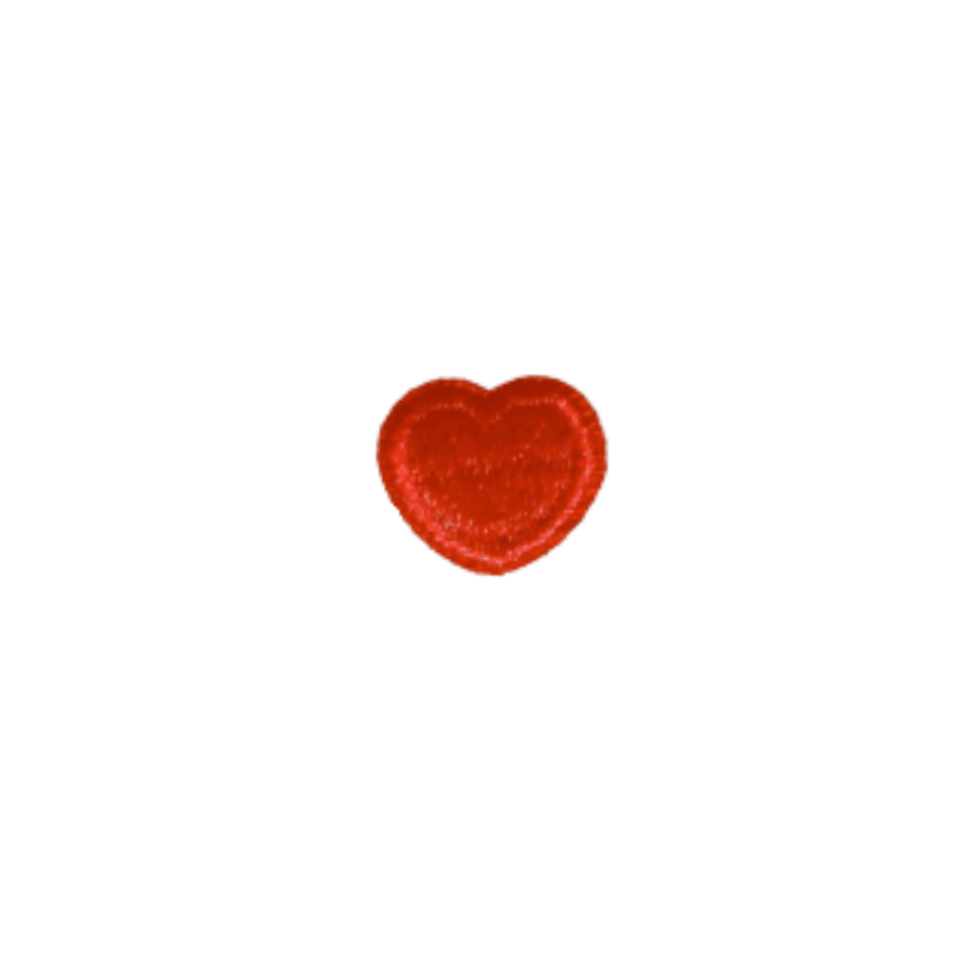 Mini red hearts 1.5*1.2cm