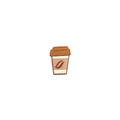 Coffee 2.5*2cm