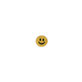 Yellow Black Smiley Face 1.8cm