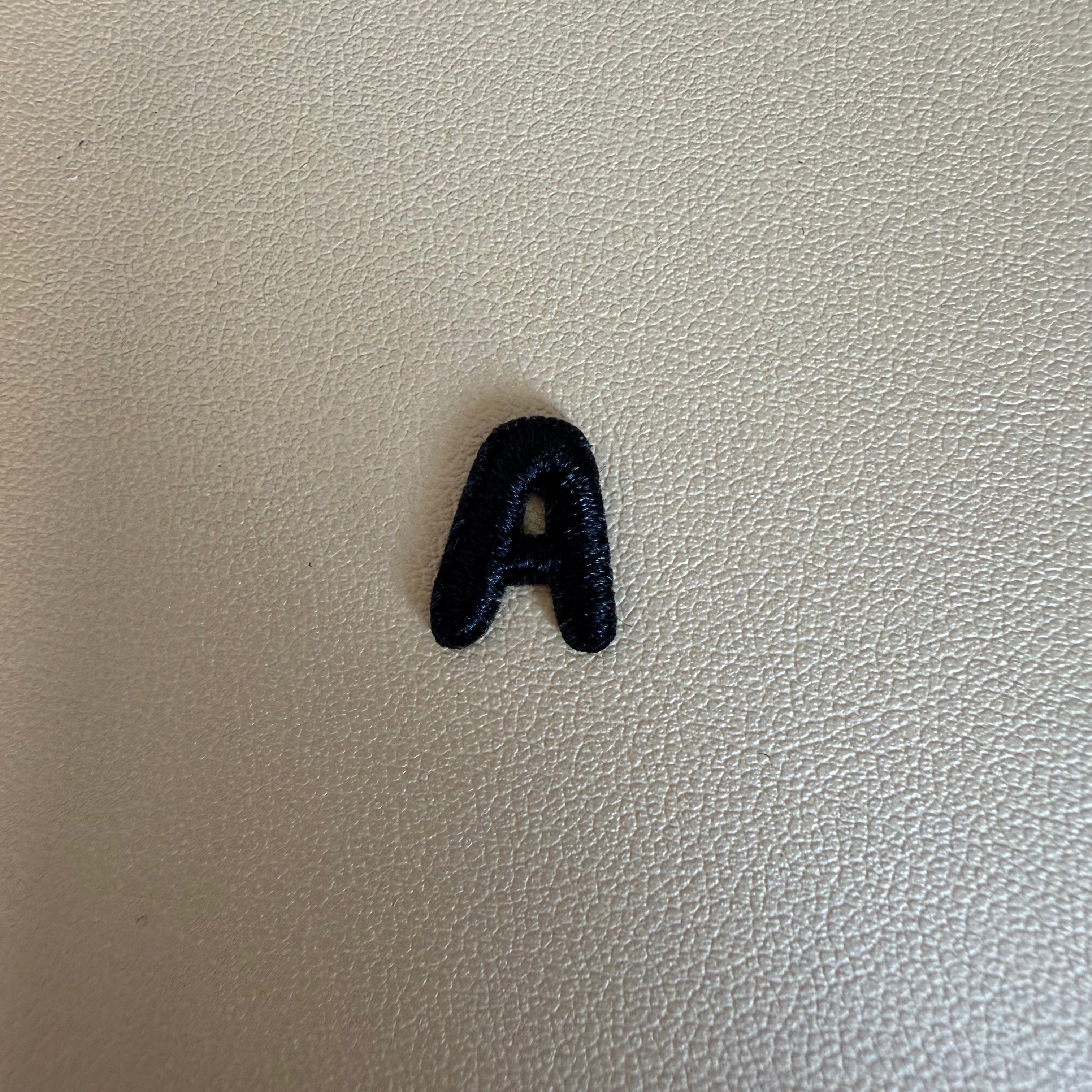 Black Alphabets 1cm