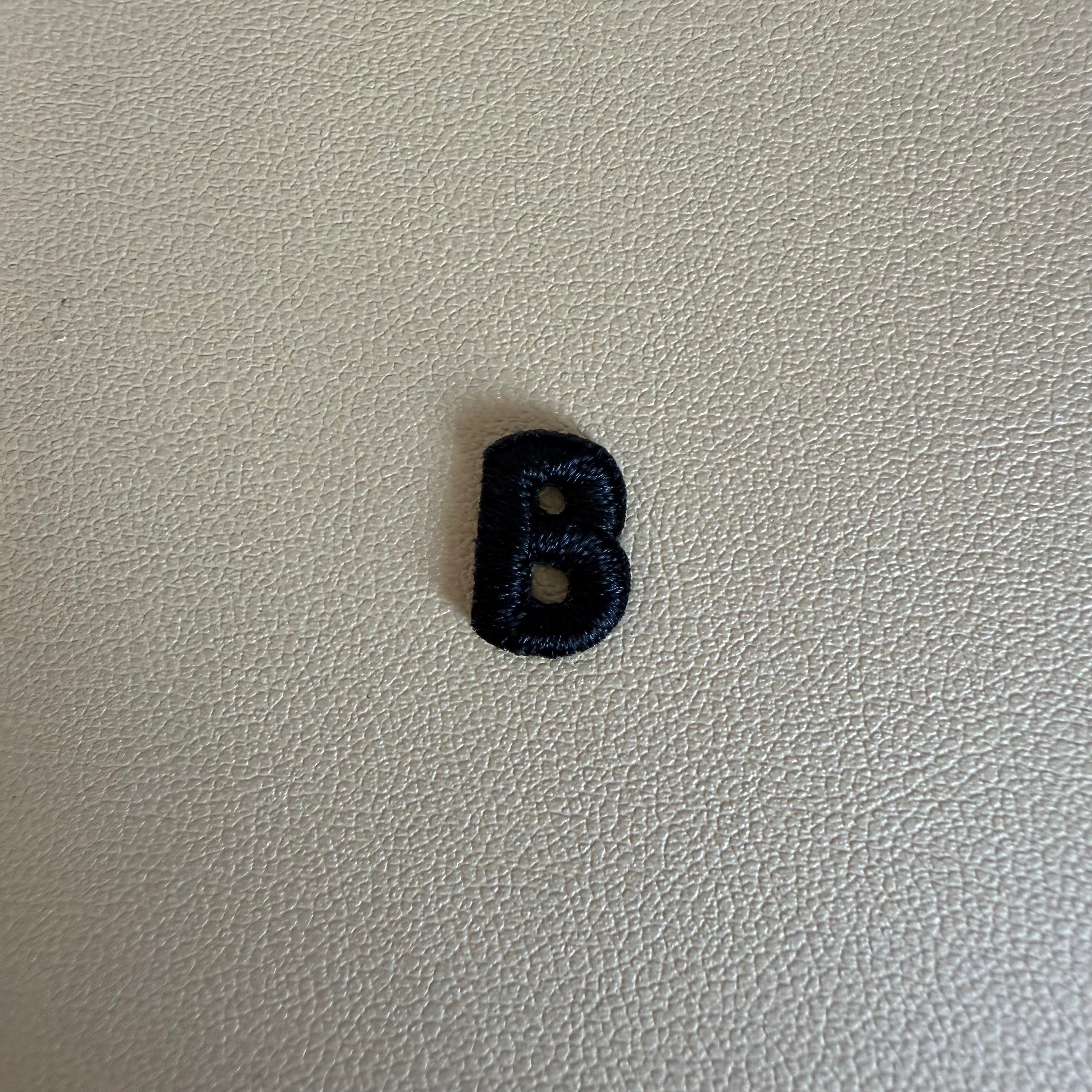 Black Alphabets 1cm