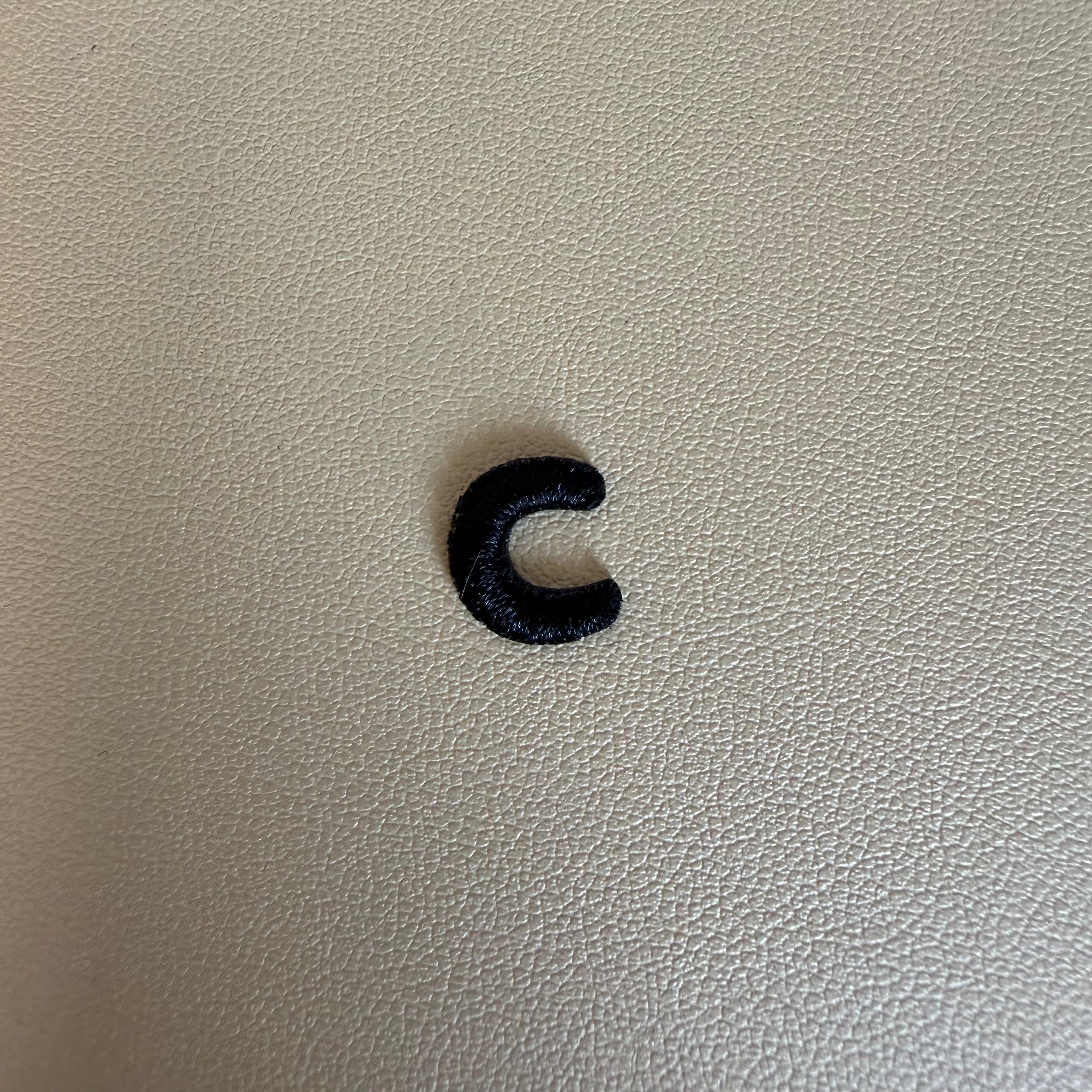 Black Alphabets 1cm