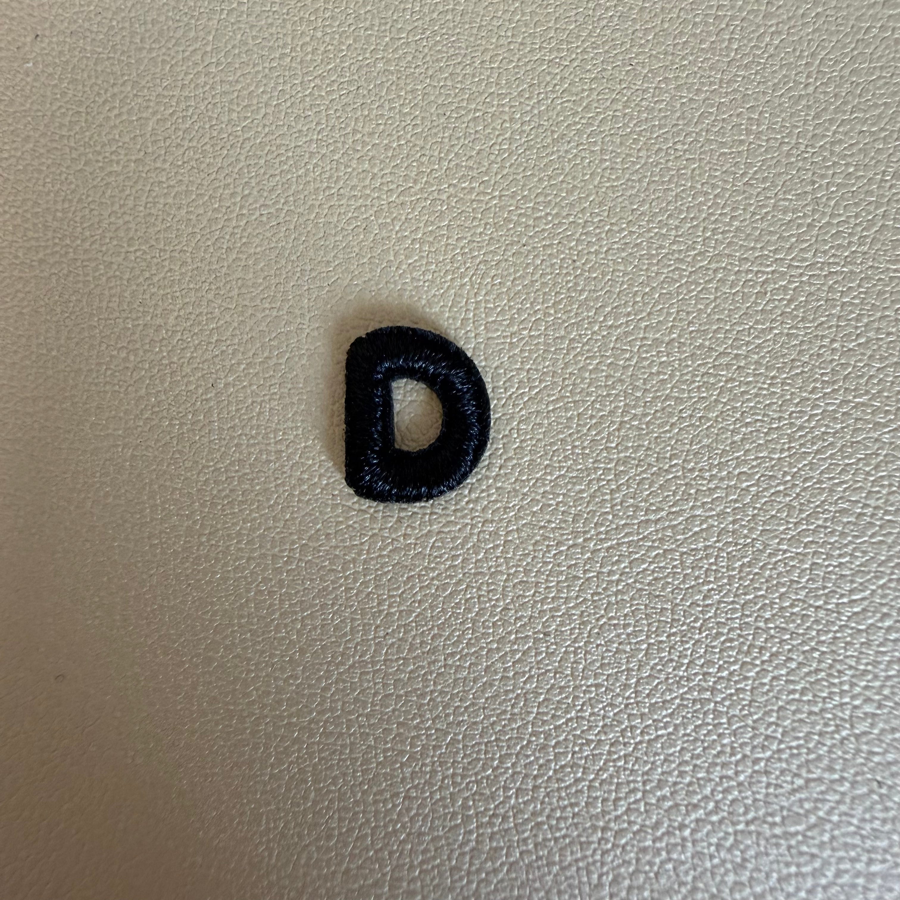 Black Alphabets 1cm