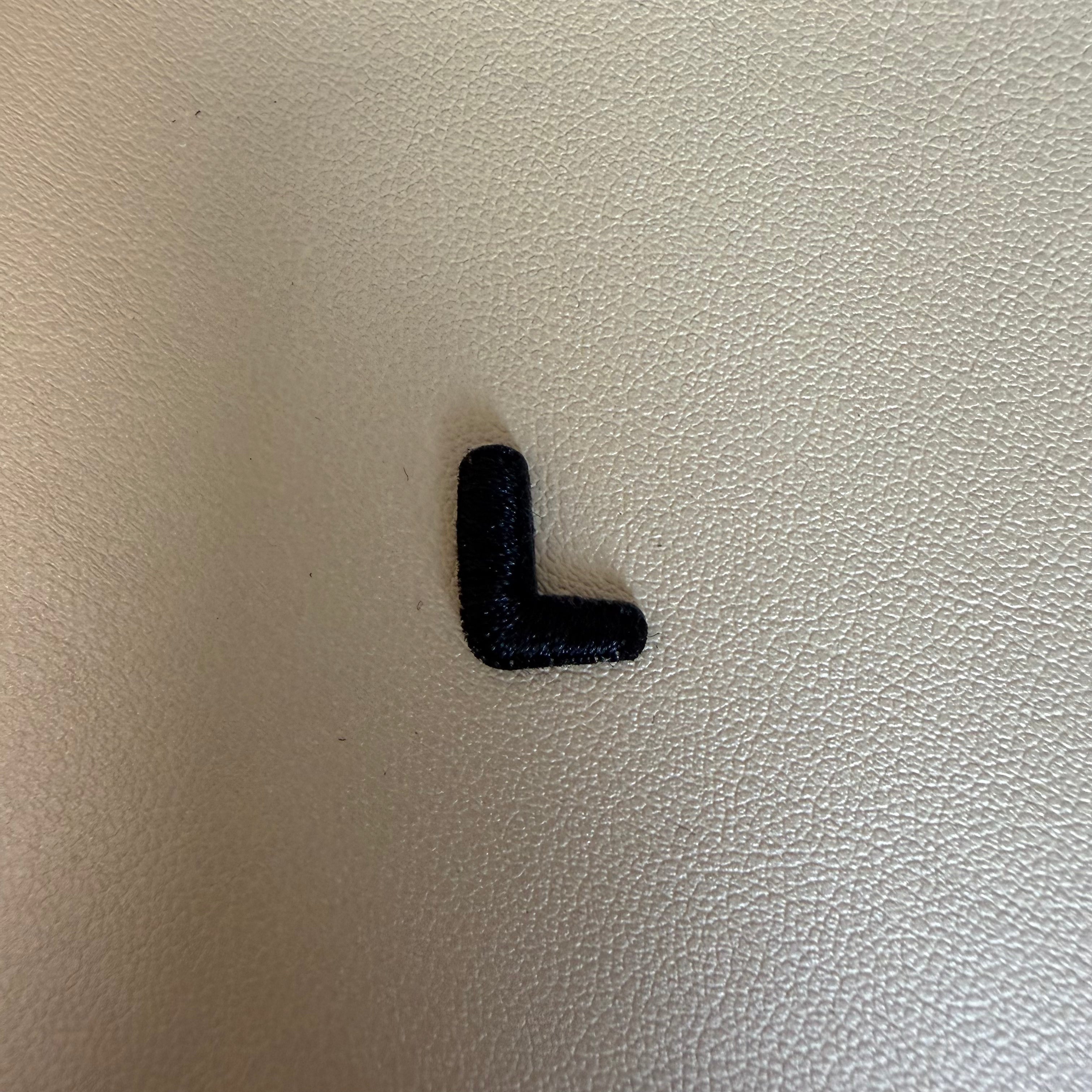 Black Alphabets 1cm