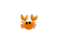 Crab 2*1.8cm