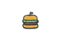 Burger 2.1*2.1cm