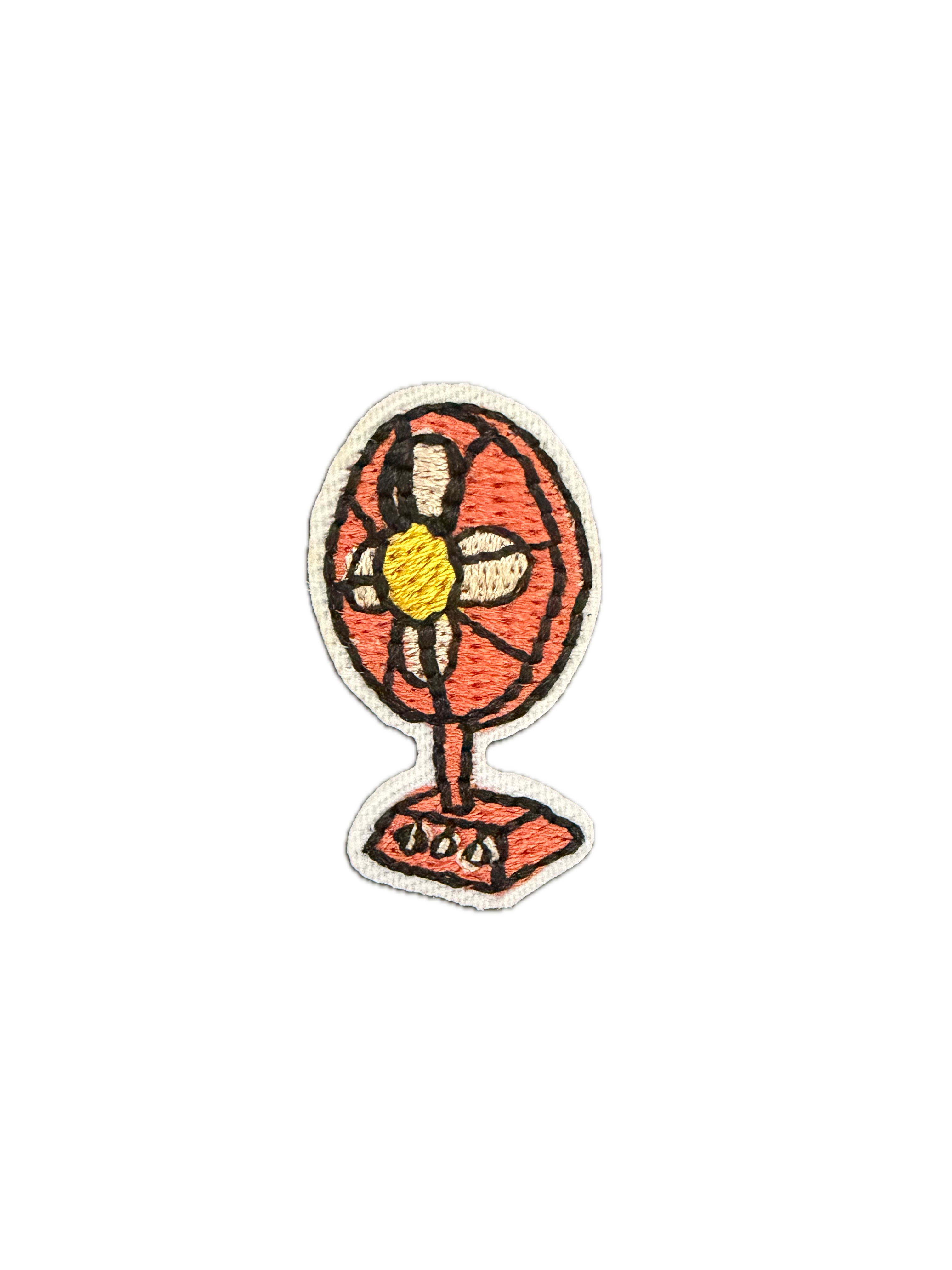 Orange Standing Fan 3.4*1.9cm