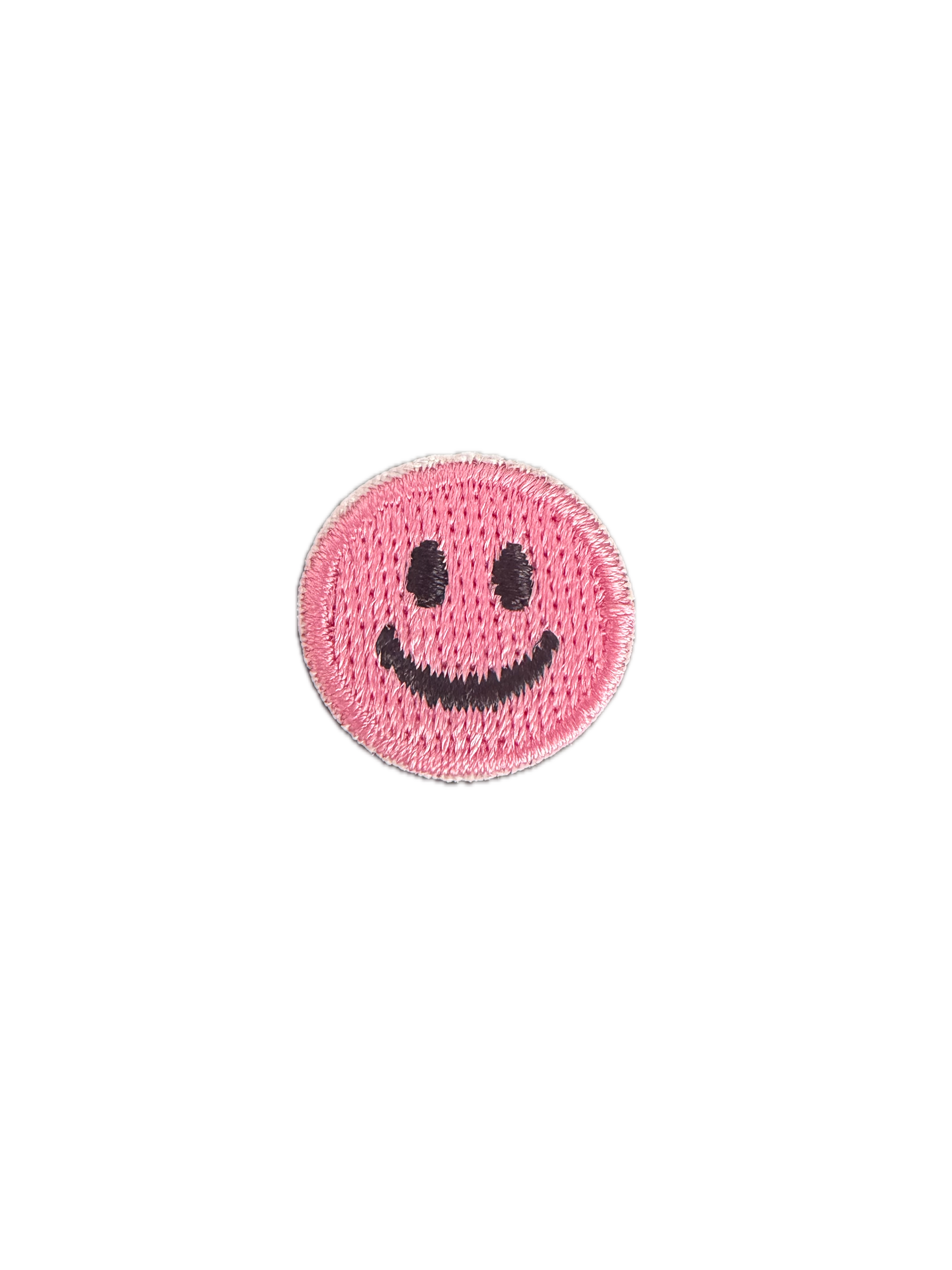 Pink Black Smiley Face 1.8cm