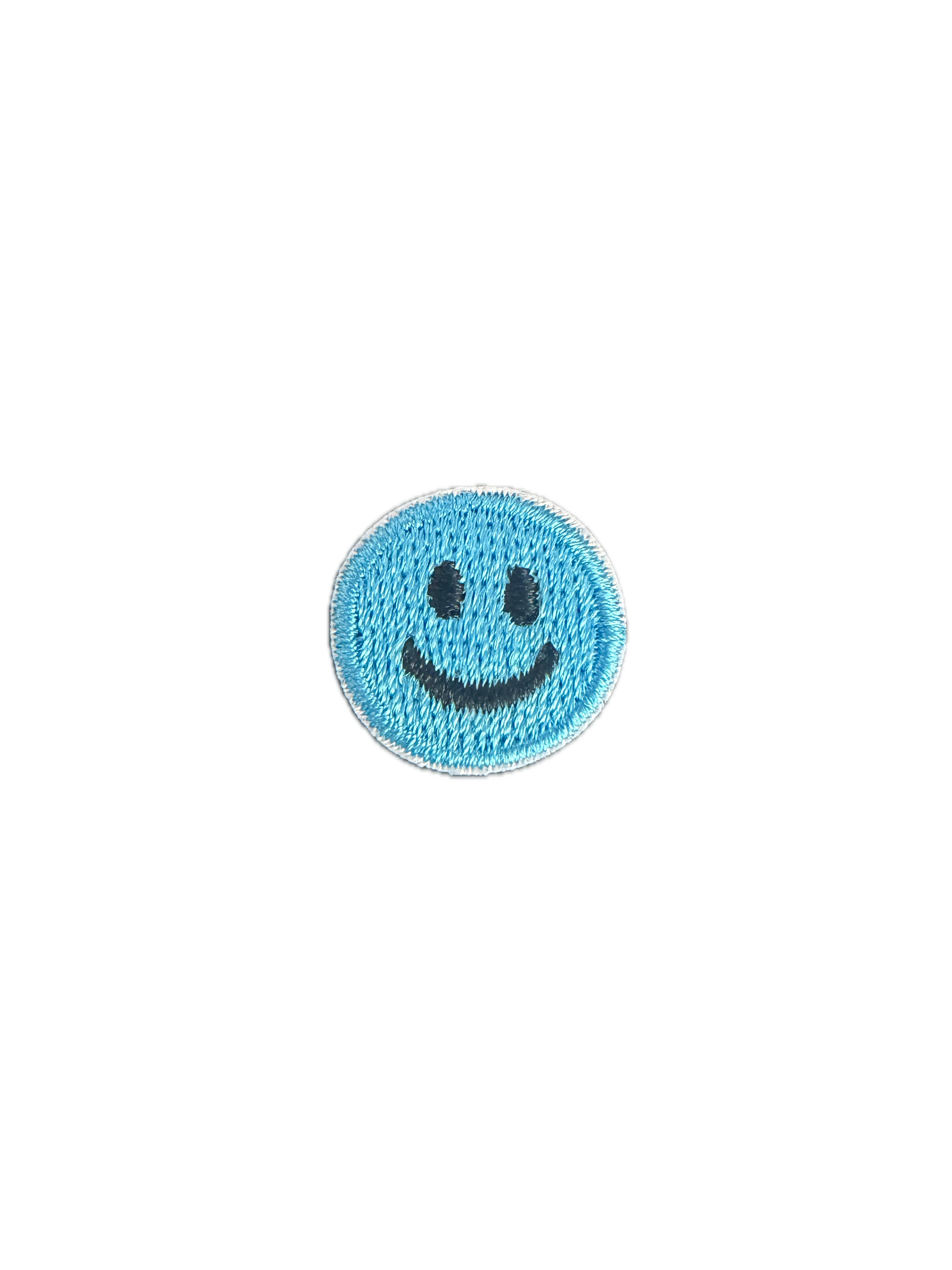 Blue Black Smiley Face 1.8cm