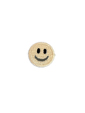 Beige Black Smiley Face 1.8cm