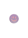 Purple Pink Smiley Face 1.8cm