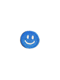 Blue White Smiley Face 1.8cm