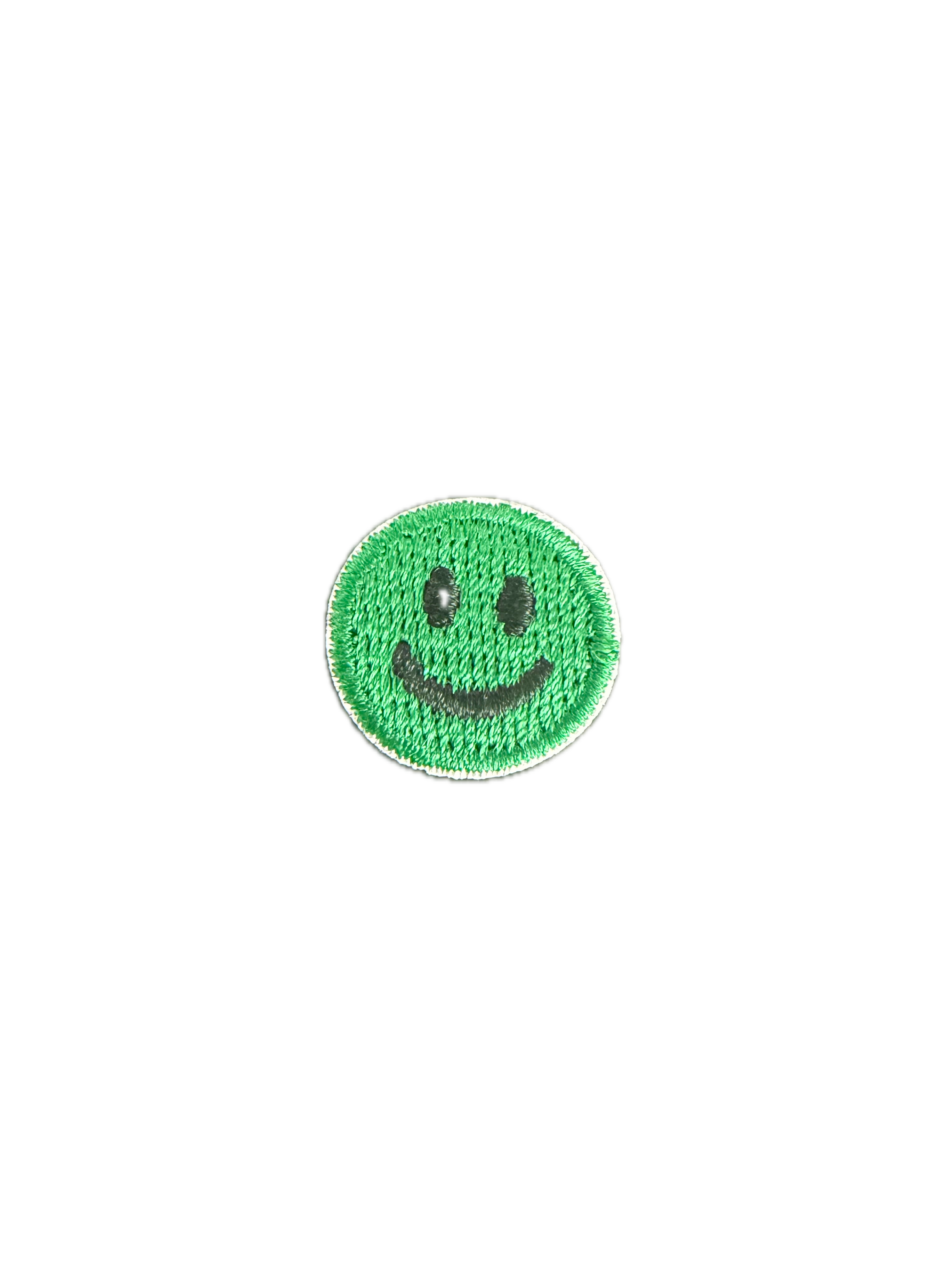 Green Black Smiley Face 1.8cm