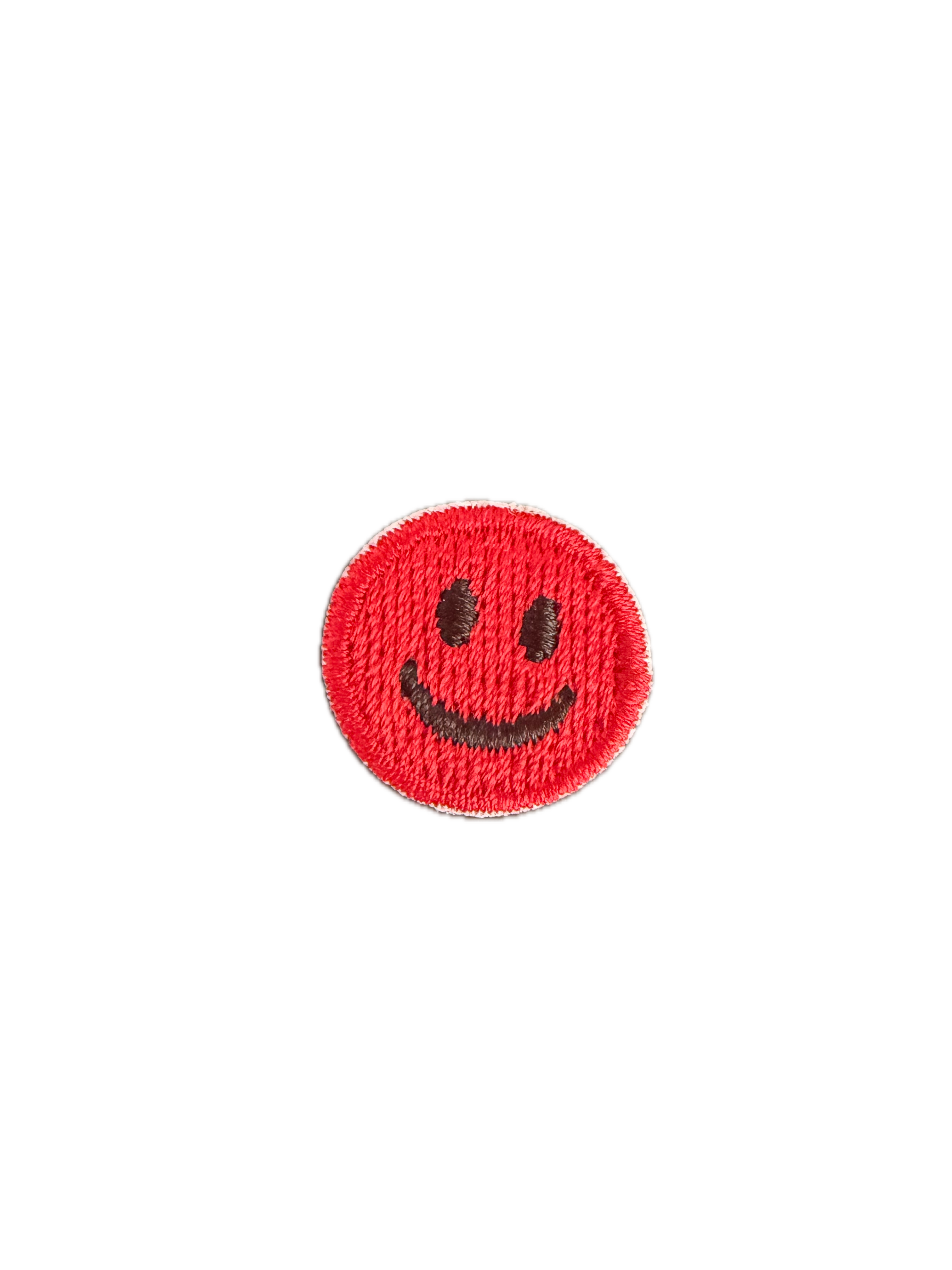 Red Black Smiley Face 1.8cm